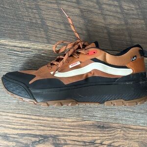 Vans Men's Black and Brown Sneakers